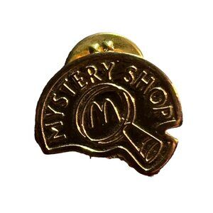 McDonalds Lapel Pin‎ Mystery Shop Collectable Hat Pin